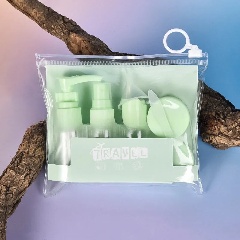 Kit Prático de Frascos para Viagem: Organize e Leve Seus Produtos com Estilo