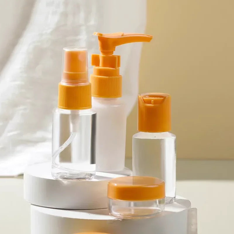Kit Prático de Frascos para Viagem: Organize e Leve Seus Produtos com Estilo