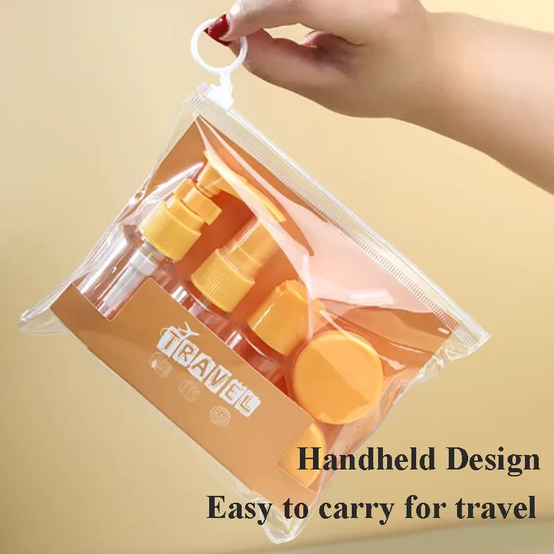 Kit Prático de Frascos para Viagem: Organize e Leve Seus Produtos com Estilo