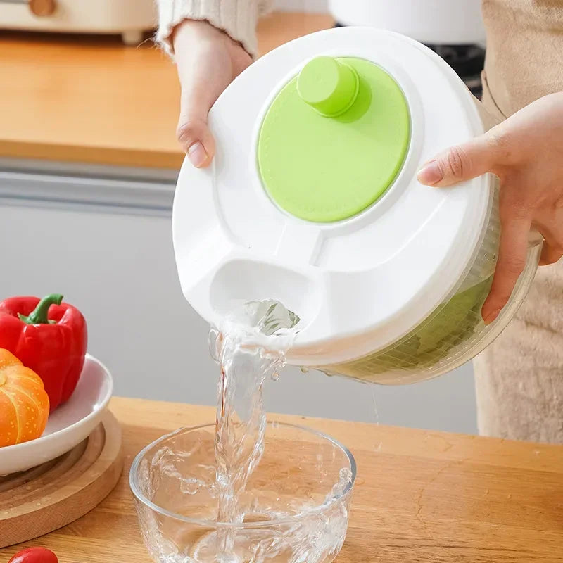 Alface Greens Lavadora Secadora Escorredor, Filtro Crisper para Lavagem e Secagem, Ferramentas De Cozinha De Legumes Folhosos, Salada Spinner