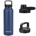 Garrafa térmica Modus em aço inox inoxidável de água esportivo ,com 2 tampas (bico e tampa com alça)