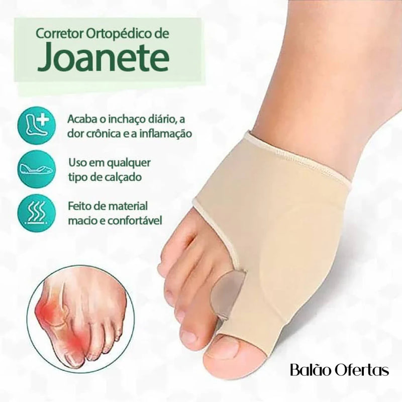 JoaneteMax- Par de Meias de Correção Ortopédica